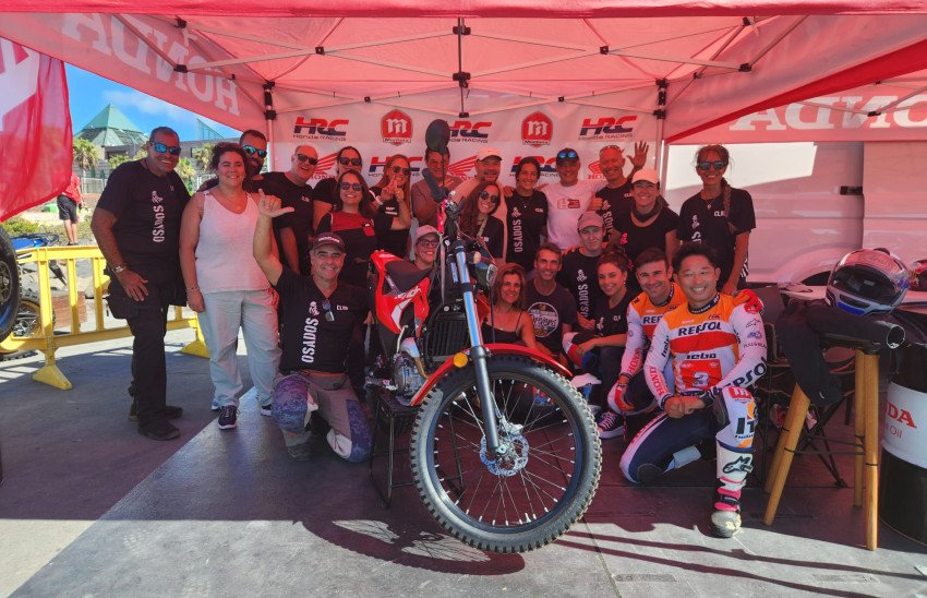 With TONI BOU, the Master of the Trial, in Gran Canaria island